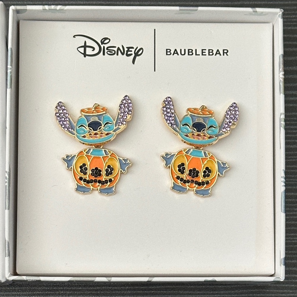 Disney BaubleBar Stitch Halloween Earrings